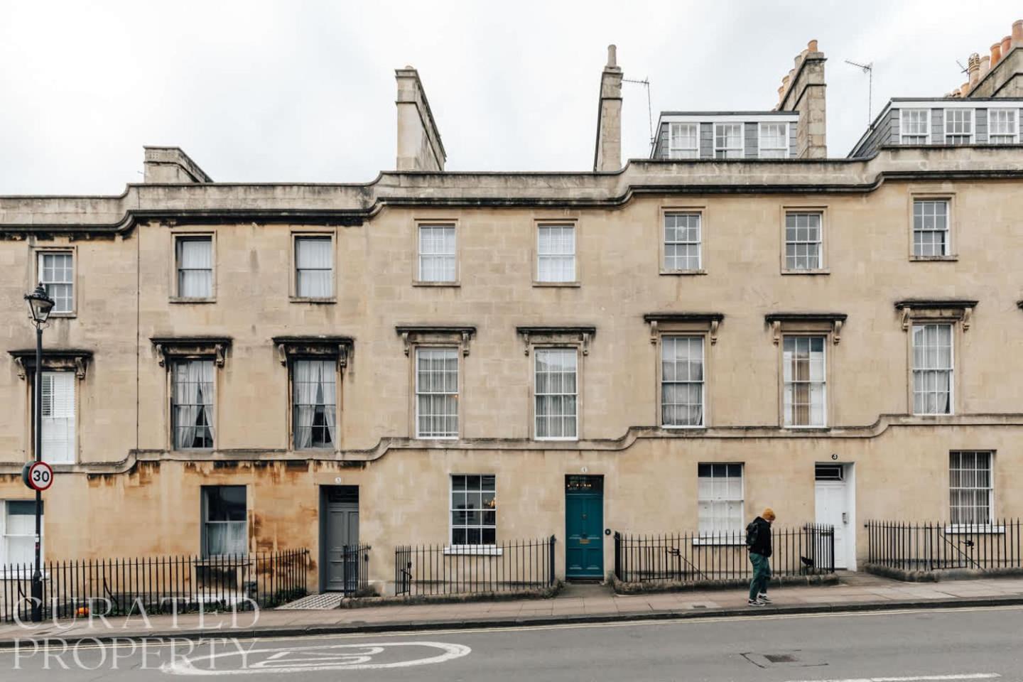 Central Townhouse With Garden & Free Parking Bath Exteriör bild