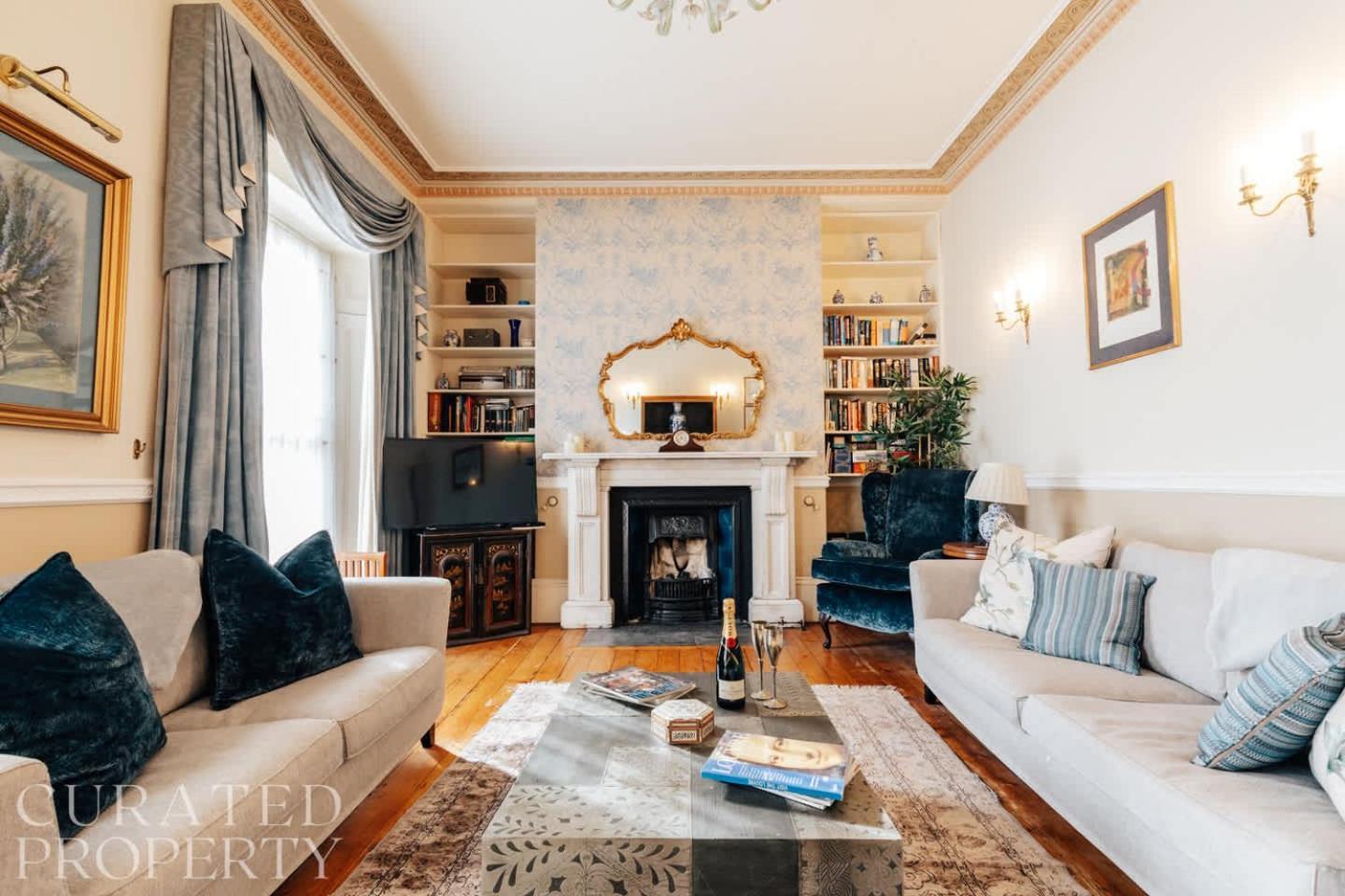 Central Townhouse With Garden & Free Parking Bath Exteriör bild